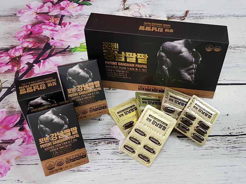 Potent Gangnam Palpal là sản phẩm tăng cường sinh lý nam Hàn Quốc hiệu quả