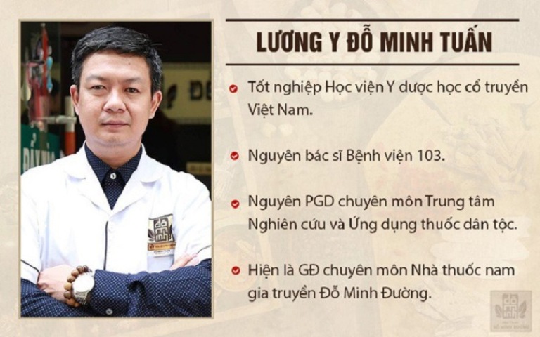 Lương y Đỗ Minh Tuấn là truyền nhân đời thứ 5 dòng họ Đỗ Minh