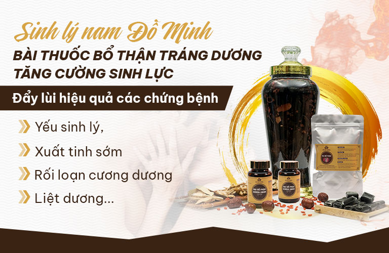 Bài thuốc Sinh lý nam Đỗ Minh